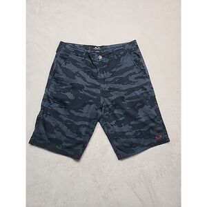 Oakley Shorts Mens Size 32W Black Blue Camo